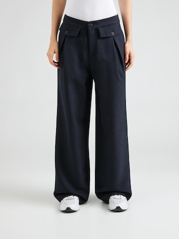 SAINT TROPEZ Loosefit Broek 'Chava' in Blauw: voorkant