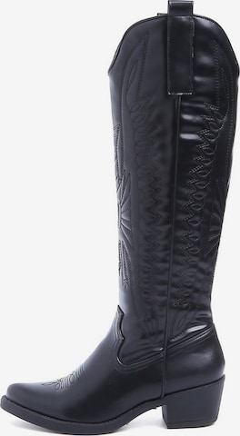 Bottes de cowboy Smile Favorites en noir : devant