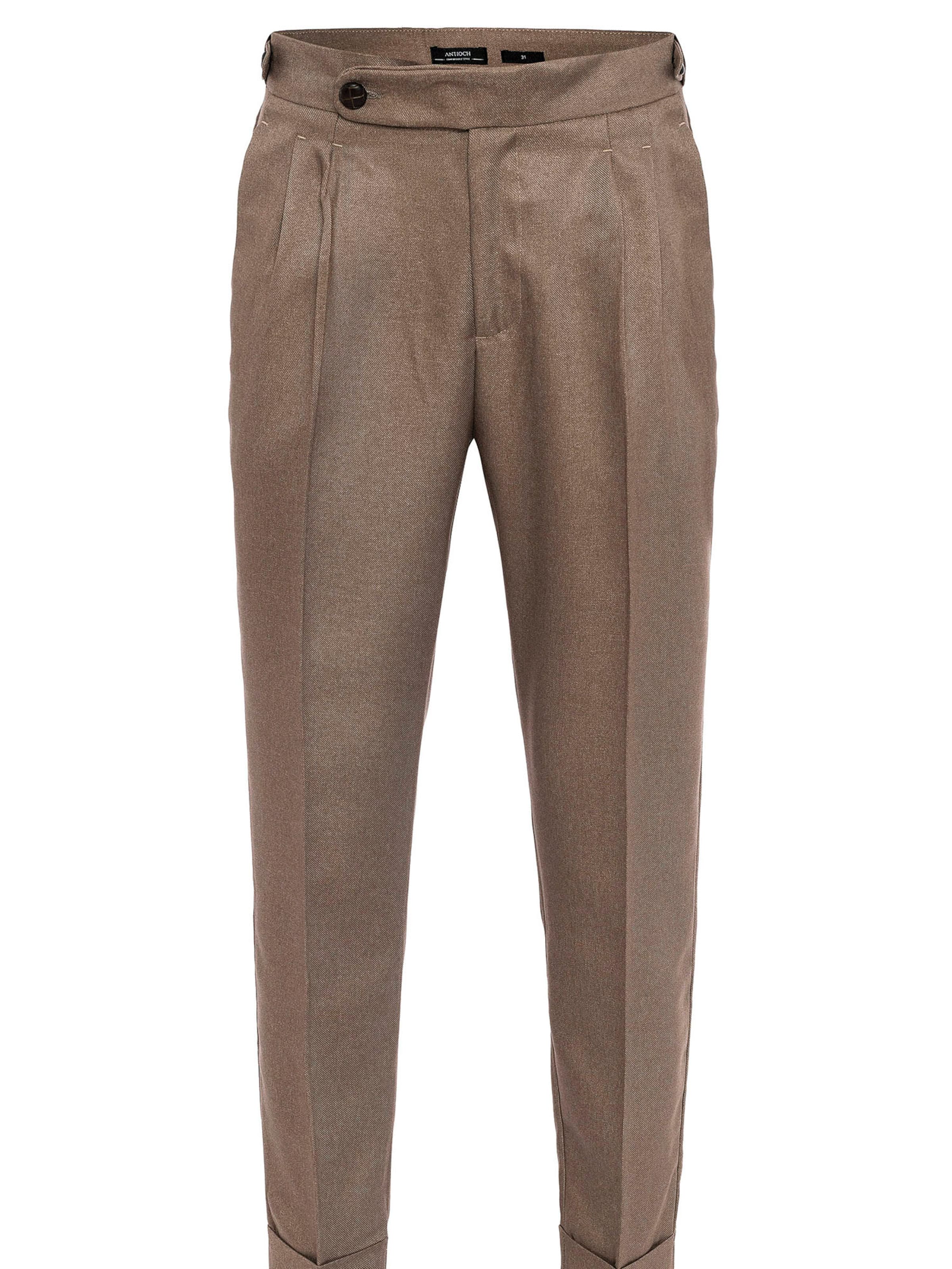 bēšs Antioch Plati gali Bikses: no priekšpuses