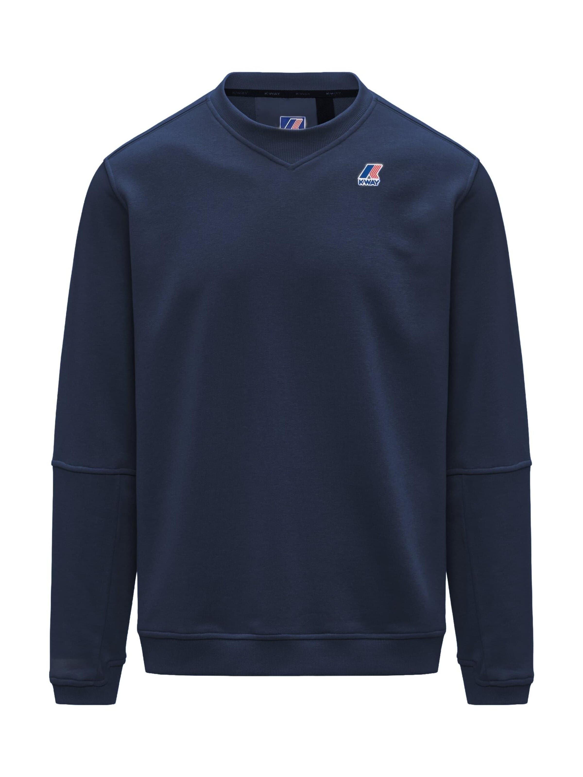 K-Way - Sudadera 'FELPA NAEL POLY COTTON' en azul: frente