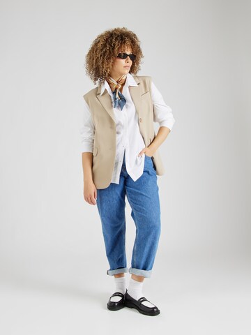 Tommy Hilfiger Curve Bluse 'ESS' in Weiß