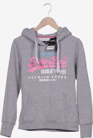 Superdry Kapuzenpullover M in Grau: predná strana