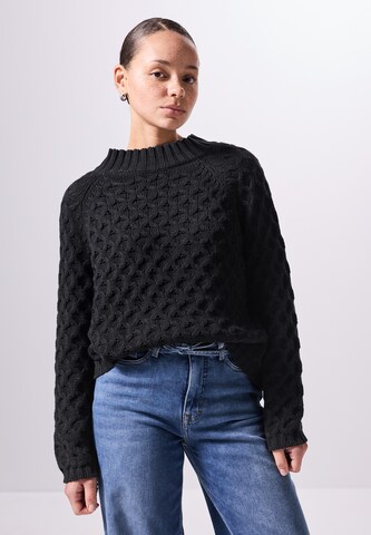 Street One Studio Pullover in Schwarz: Vorderseite