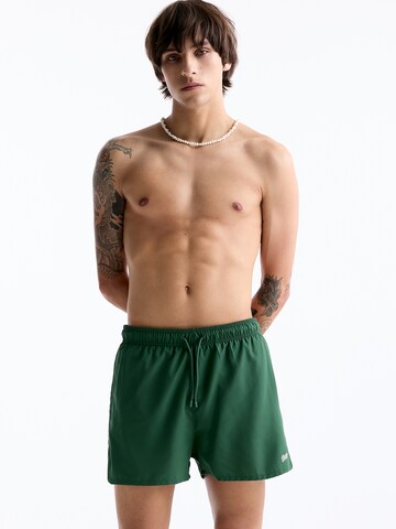 Pull&Bear Board Shorts in Green