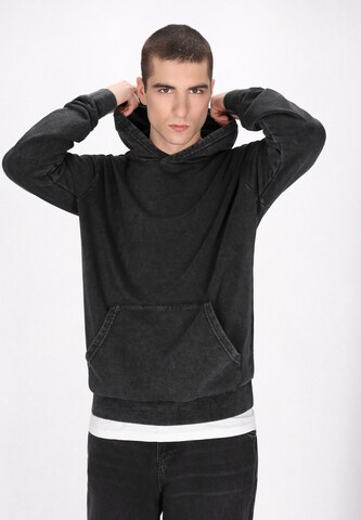 TUFFSKULL Sweatshirt in Black: front