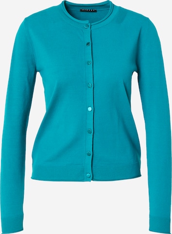 Cardigan Sisley en vert : devant