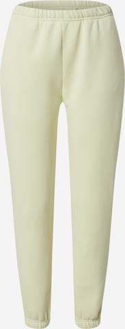 Gina Tricot Tapered Broek in Groen: voorkant