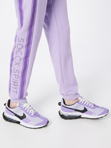 Soccx Zwężany krój Spodnie w kolorze fioletowy