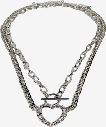 Bershka Halsband i silver: framsida