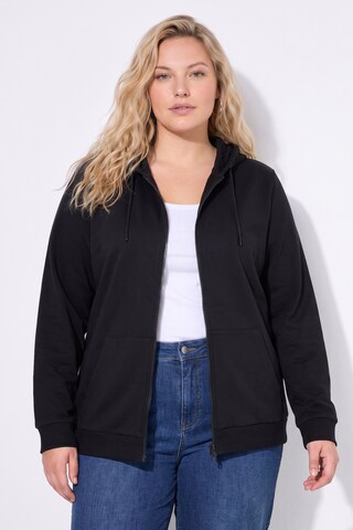 Ulla Popken Sweat jacket in Black