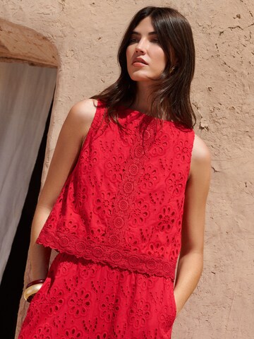 love & roses Bluse i rød