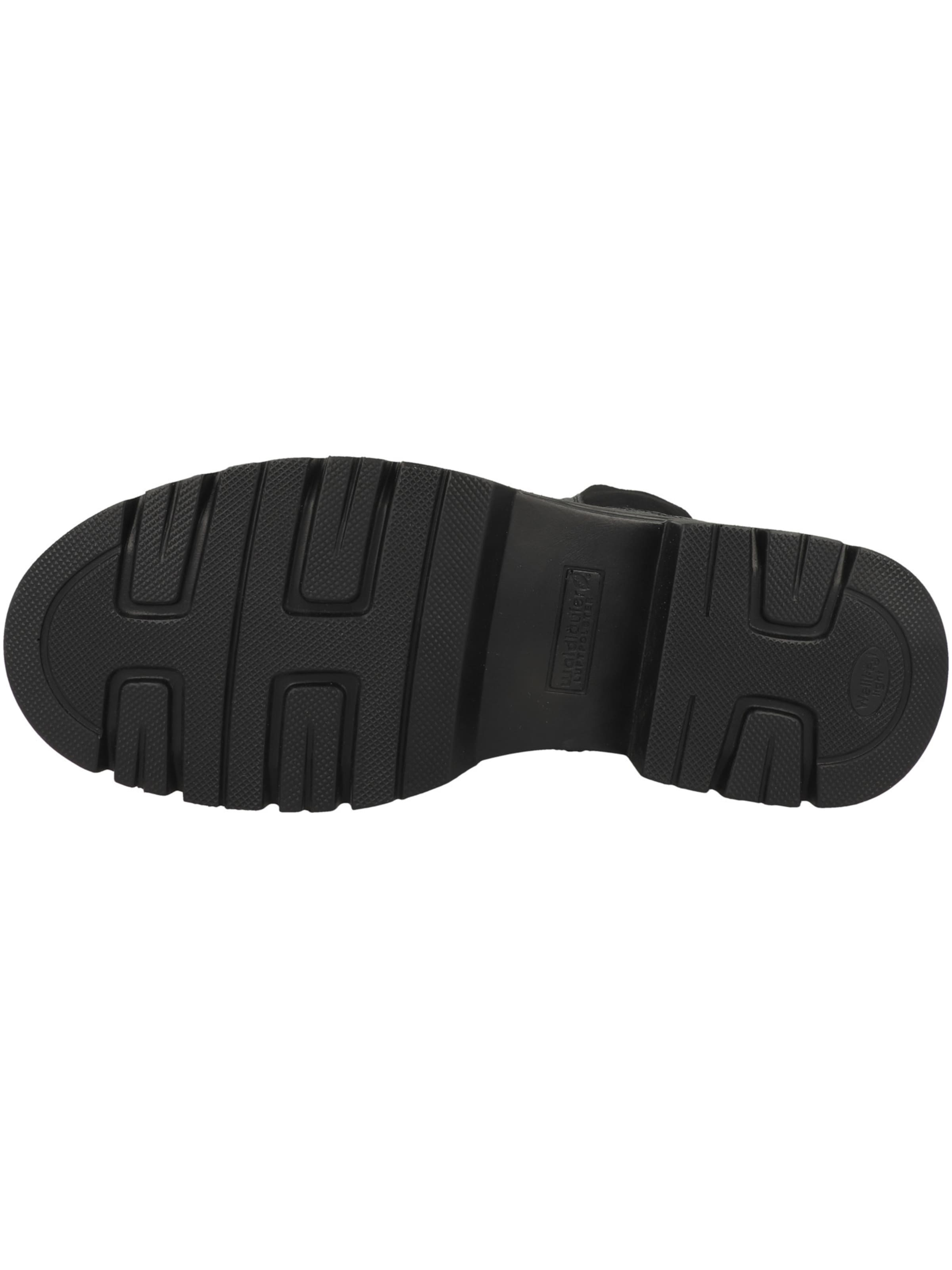 WALDLÄUFER Lace-up bootie 'H-Amara' in Black