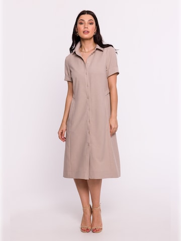 BeWear - Vestido en beige: frente