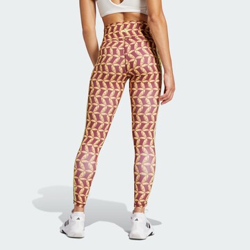 ADIDAS PERFORMANCE Skinny Sports trousers 'Adidas x Farm Rio' in Yellow
