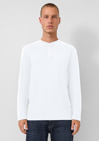 T-Shirt QS en blanc : devant