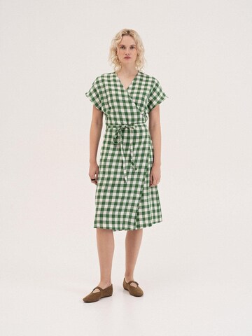 Abito 'Olivia' di AmourLinen in verde: frontale