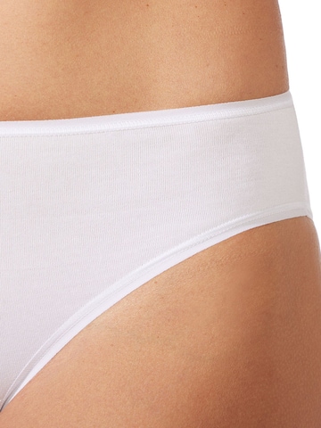 zd ZERO DEFECTS Panty 'Delia mid waist panty organic cotton' i hvid