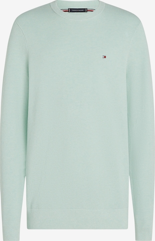 TOMMY HILFIGER Pullover 'Essential' in Grün: Vorderseite