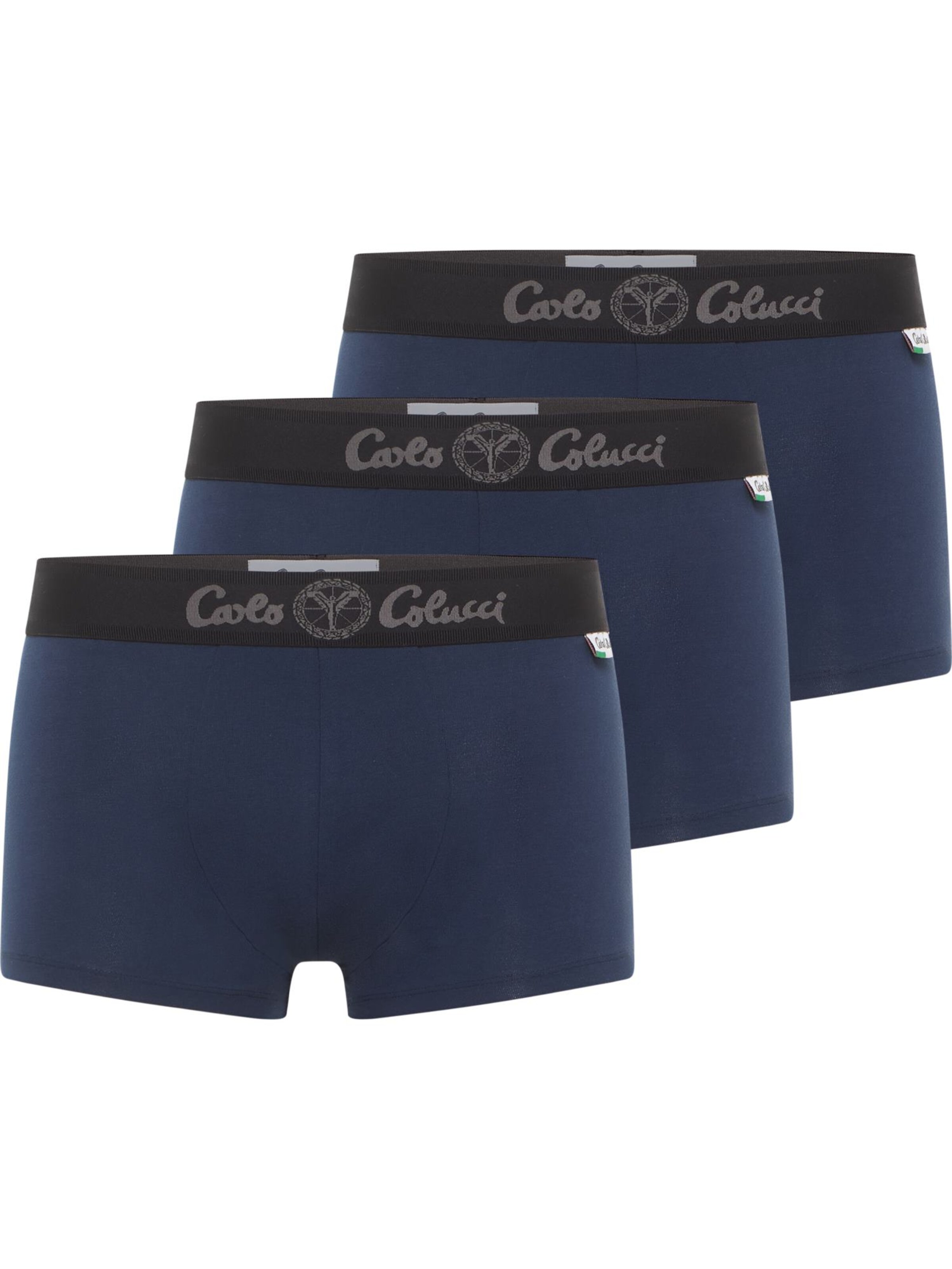 Carlo Colucci Boxer shorts 'Ebensberger' in Blue: front