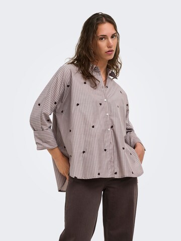 ONLY Blouse 'ONLNew Lina Grace' in Brown: front