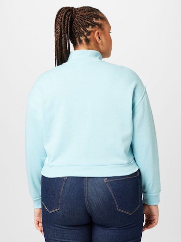 Levi's® Plus Sweatshirt 'PL Cosmo 1/4 Zip' in Blue