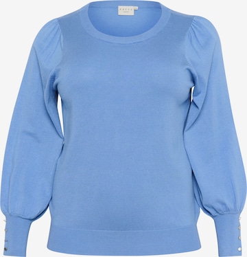 KAFFE CURVE Sweater 'KC Lizzy' in Blue: front