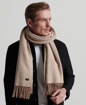 Superdry Scarf in Beige: front