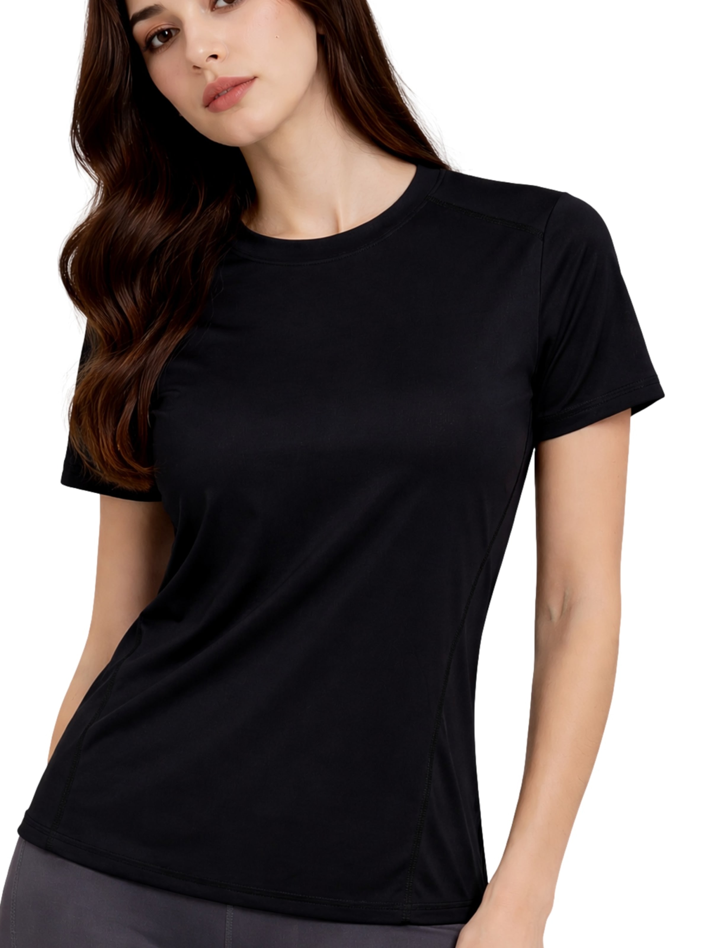 ONLY PLAY - Camiseta funcional 'ONPBALLY' en negro