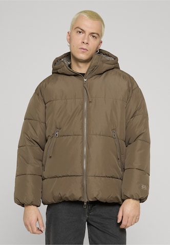 Noisy may Winter Jacket 'NMKaty' in Brown: front