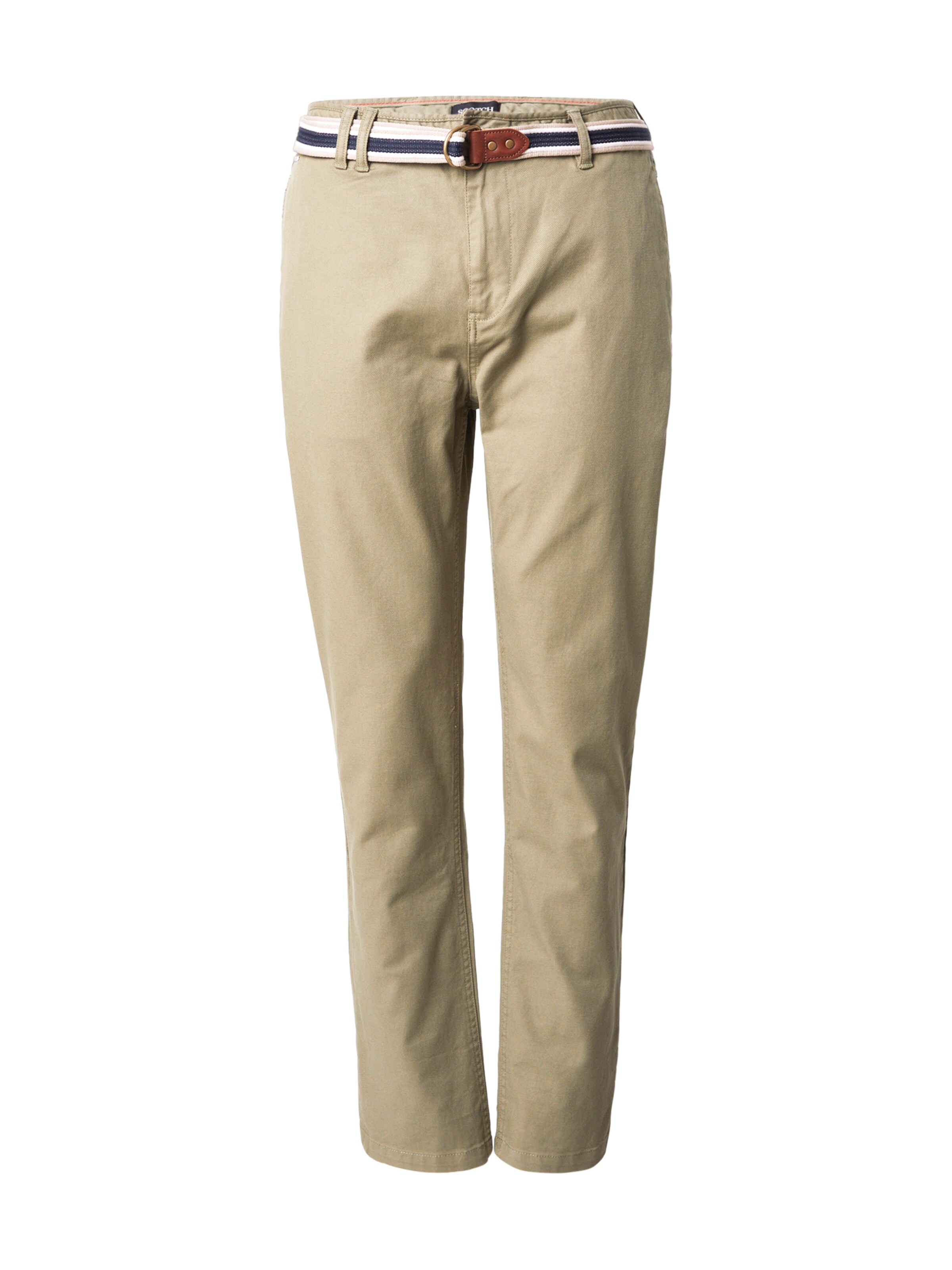 SCOTCH & SODA Chino nadrág 'Warren' - barna: elől