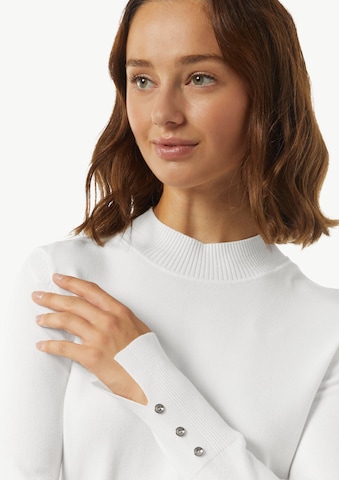 COMMA Pullover i hvid