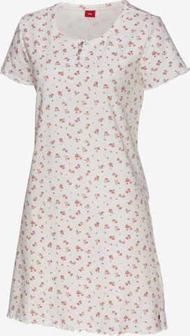 Chemise de nuit s.Oliver en blanc