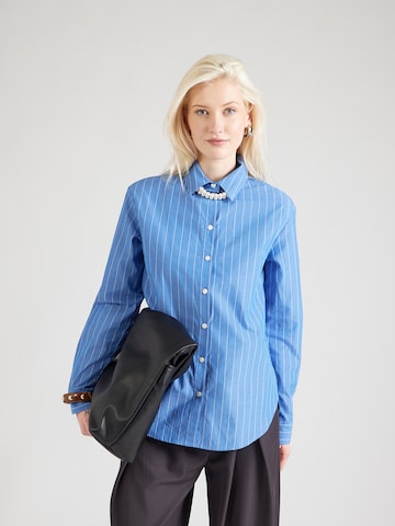 Chemisier 'Samadisoni' Samsøe Samsøe en bleu : devant