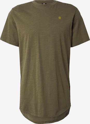 žalia G-STAR Marškinėliai 'Lash Back': priekis