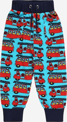 Småfolk Regular Pants 'Firetruck' in Blue: front