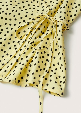 MANGO Blouse 'Topacio' in Yellow