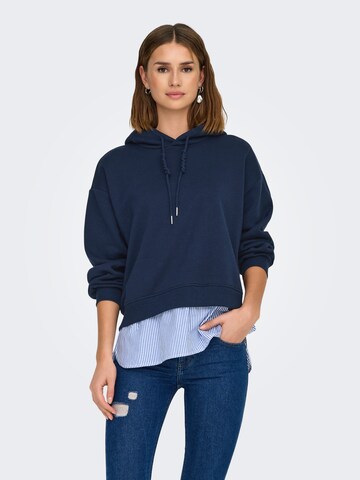 ONLY Sweatshirt 'ONLISABEL' in Blue: front