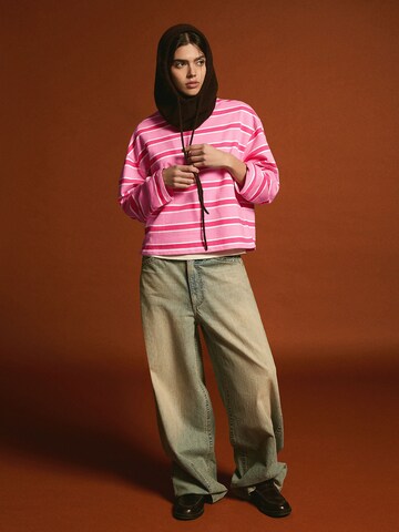 Bershka Majica | roza barva