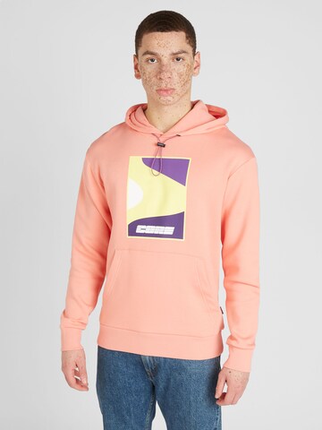 JACK & JONES - Sweatshirt 'FAST' em laranja: frente