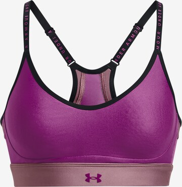 UNDER ARMOUR Bustier Sport bh 'Infinity' in Lila: voorkant