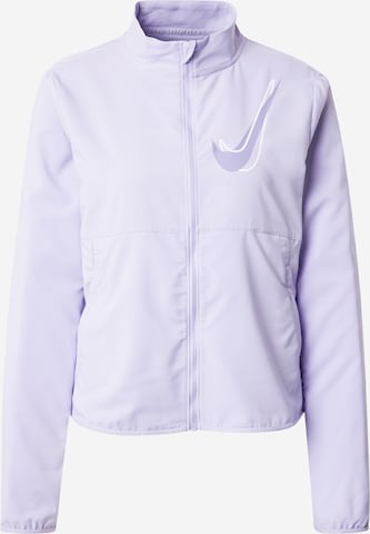 NIKE Sportjacka 'SWSH' i lila: framsida