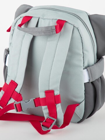 SIGIKID Backpack 'Kindergarten Rucksack fröhliches Tiergesicht, 5,2 Liter' in Grey