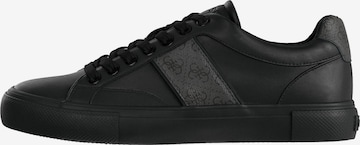 GUESS - Zapatillas deportivas bajas 'Cribe' en negro: frente