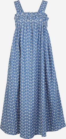 Robe 'Virginia' NUÉ NOTES en bleu : devant