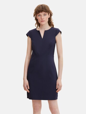TOM TAILOR Sheath Dress in Blue: front