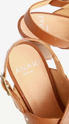 ANAKI Paris Sandals & High-Heeled Sandals in 35 in Brown