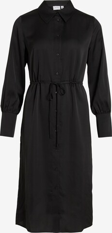 Robe-chemise VILA en noir : devant