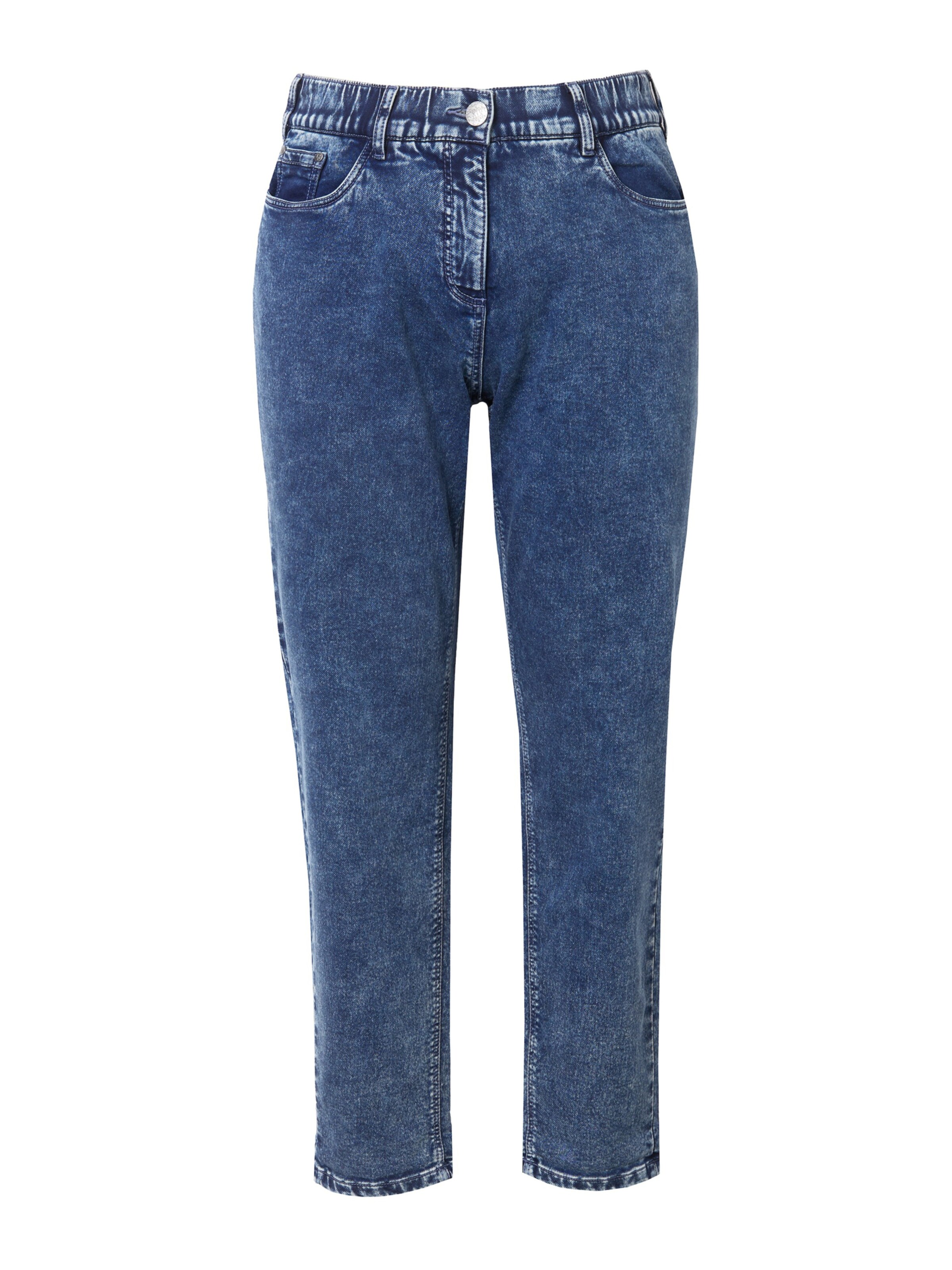 Ulla Popken Regular Jeans in Blau: Vorderseite