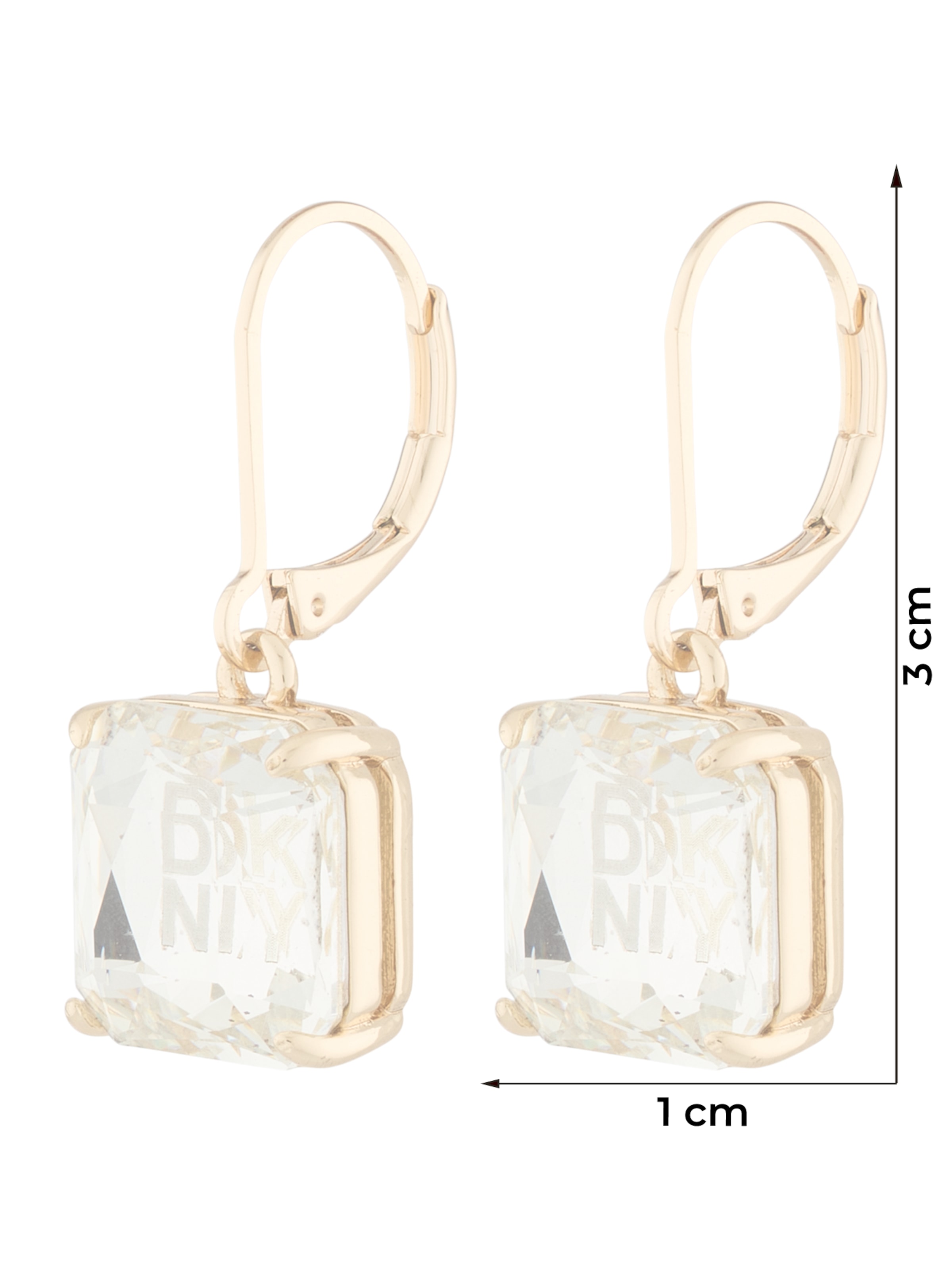 Boucles d'oreilles DKNY en or