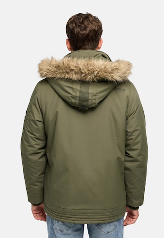 INDICODE JEANS Winter Jacket 'Mois' in Green